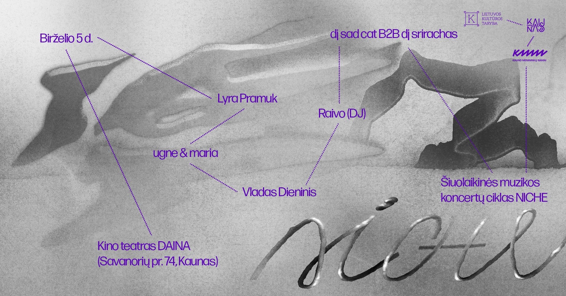 NICHE 2026 ⑉⑇ LYRA PRAMUK, UGNE&MARIA, VLADAS DIENINIS