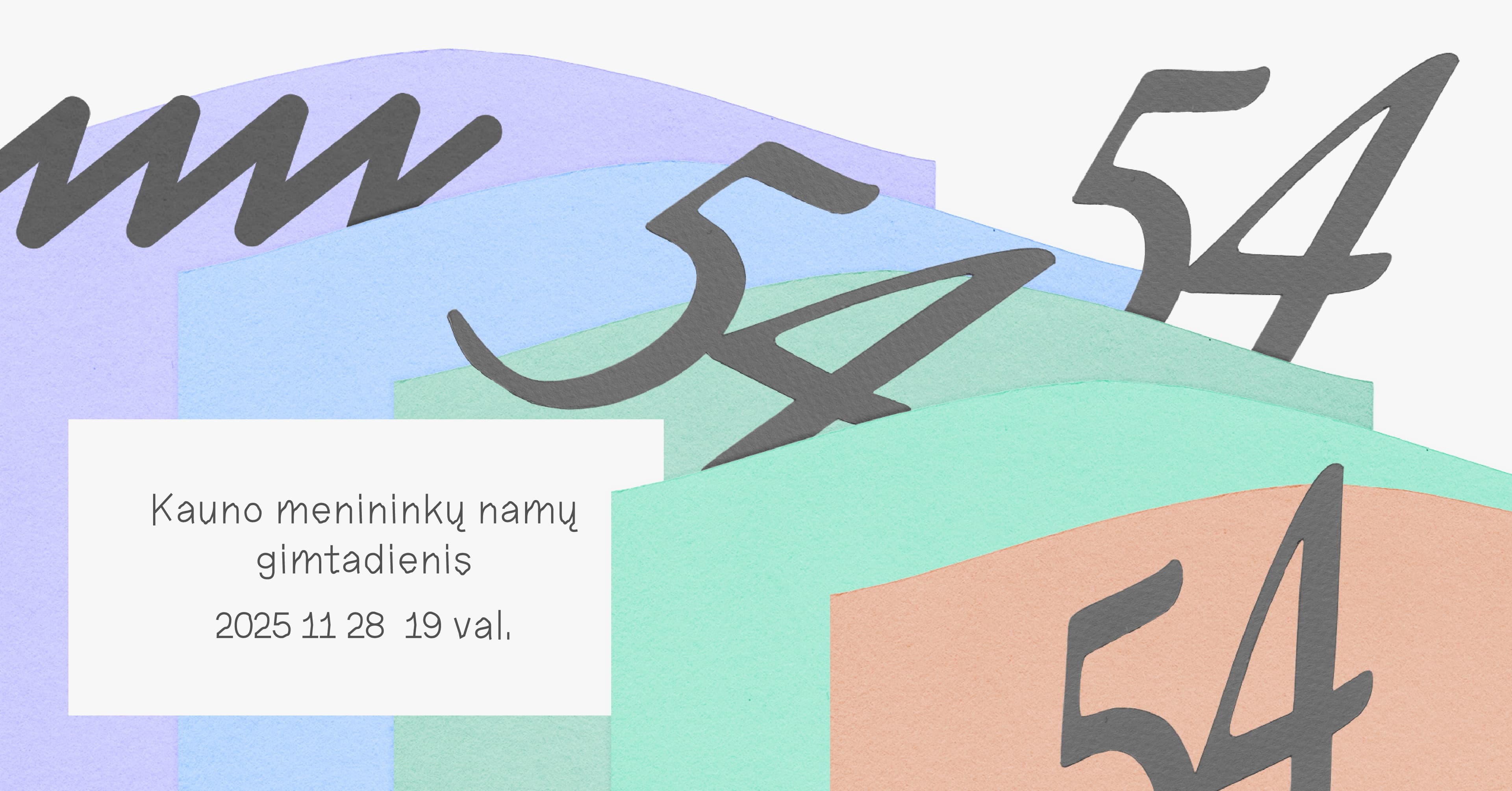54th anniversary of Kaunas Artists' House