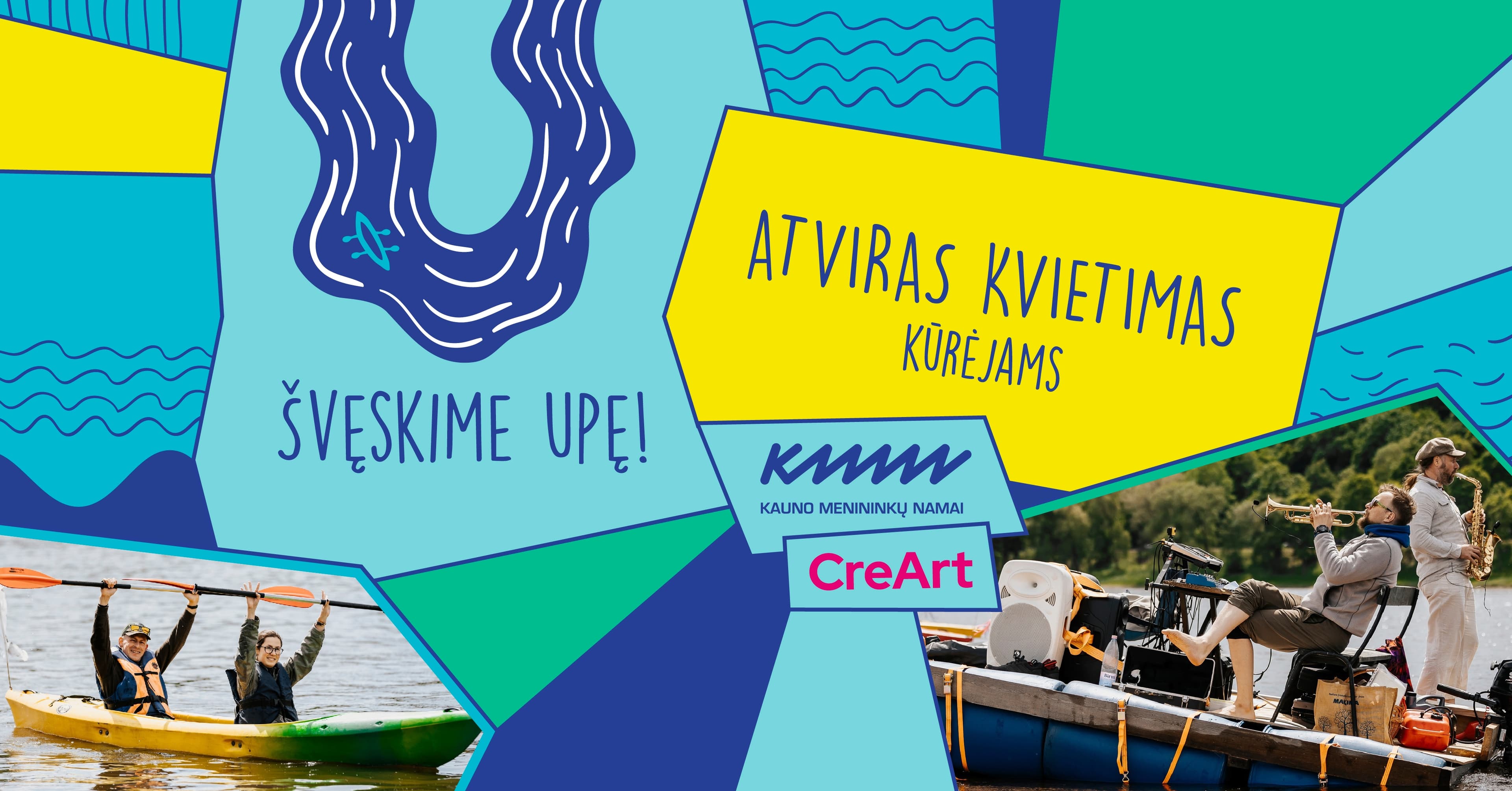 Atviras kvietimas kūrėjams „Švęskime upę!“ renginiui